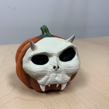 jack o lantern art scary pumpkin halloween 3d print model - Mito3D