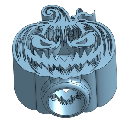 jack o lantern tea light windlight home halloween decor o'lantern spooky holder pumpkin electric candle lighting accessory 3d print model - Mito3D