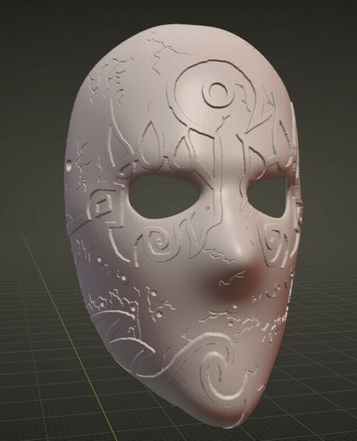 jack of klingen maske fabel videospiele cosplay requisiten 3d print model - Mito3D