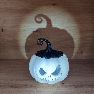 Jack zucca Halloween scheletro incubi Natale candela 3d print model - Mito3D