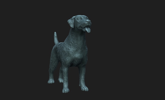 jack russel terrier arte 3d print model - Mito3D