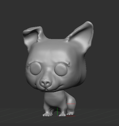 jack russell terrier funko kunst apfel spielzeuge 3d print model - Mito3D