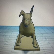 jack russell dog dogs 3d print model - Mito3D