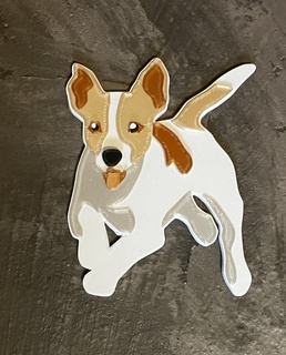 Jack russel russle Hund Haustiere Tiere Zuhause Haus 3d print model - Mito3D