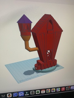 Jack Skellington casa 3d print model - Mito3D