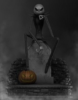 jack Skellington Tim Burton cauchemar Noël Halloween 3d print model - Mito3D