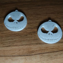 jack skellington brinco vários 3dlite jóia chaveiro chave de cadeia pesadelo terror 3d print model - Mito3D