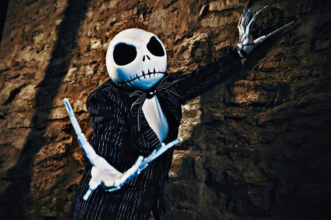 Jack Skellington máscara calabaza Rey horror disney pesadilla Navidad cosplay Víspera Santos hueso papi esqueleto decoración 3d print model - Mito3D