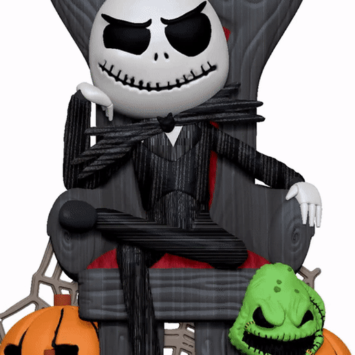 jack Skellington oogie boogie cauchemars Noël Halloween 3D print model - Mito3D