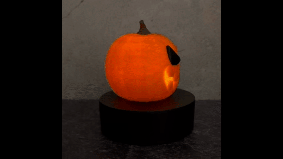 Jack Skellington Kürbis Halloween niedlich 0 Laterne Halloweenxcults Weihnachten Skelett 3d print model - Mito3D