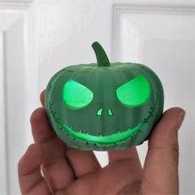 jack skellington pumpkin home 3d print model - Mito3D
