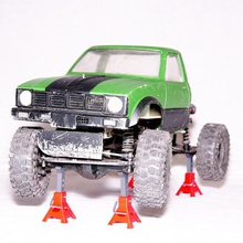 jack stand unterstellbock game rc car auto f1 traxxas tamiya 3d print model - Mito3D