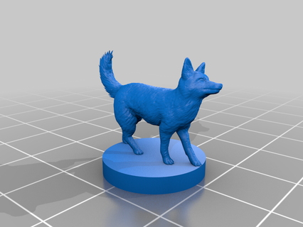 sciacallo 3d print model - Mito3D