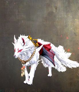 jackal guards sanctuary kirin dragon gw2 guild guilwars samoyede dog wolf guard 3d print model - Mito3D