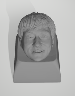 Jackie chan keycaps pc clavier 3d print model - Mito3D