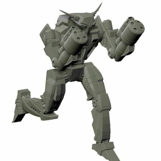 lièvre Battletech 3D print model - Mito3D