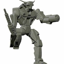 jackrabbit battletech 3d print model - Mito3D
