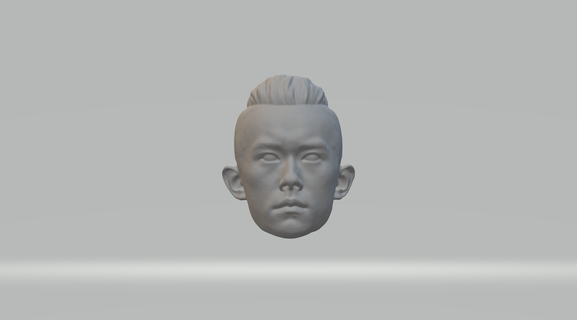 Jackson oui yi yang qianxi tête 3d impression modèle buste portrait Mads sculpture personnage Masculin Humain art sculptures moyen 3d print model - Mito3D
