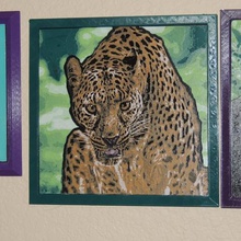 jade en la sincronización de los exóticos art leopardo Arte 2d 3d print model - Mito3D
