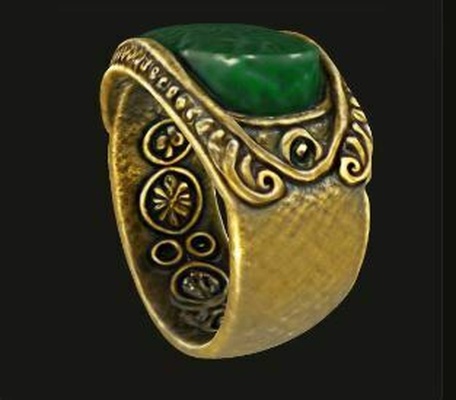 jade bague joint annulaire 3d print model - Mito3D