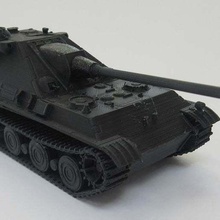 jagdpanther2 1 56 scale game gaming tabletop wargaming ww2 german tank wwii vehicles 3d print model - Mito3D