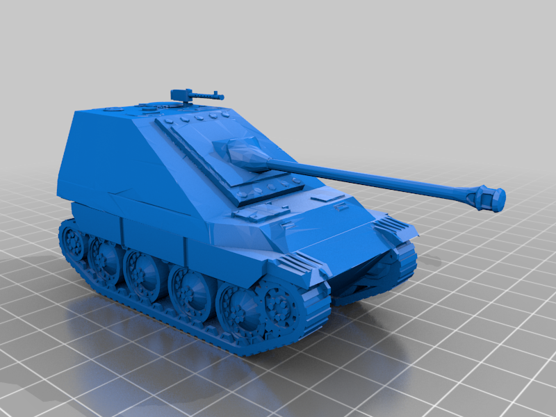 jagdpanzer 38 7 5 cm pak 42 l70 jabo blindado sgm tanque 3d impresión 3D print model - Mito3D