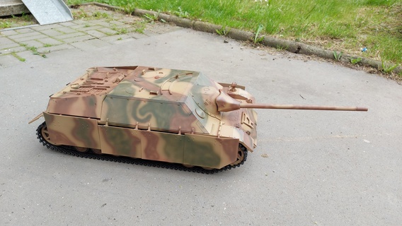 Jagdpanzer iv 70 lang sdkfz162 1 rc modelo carro tanque brinquedo história exército jogos ww2 militares 3d print model - Mito3D