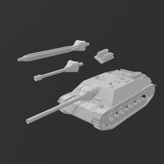 Jagdpanzer iv toz savaş 1947 3d print model - Mito3D