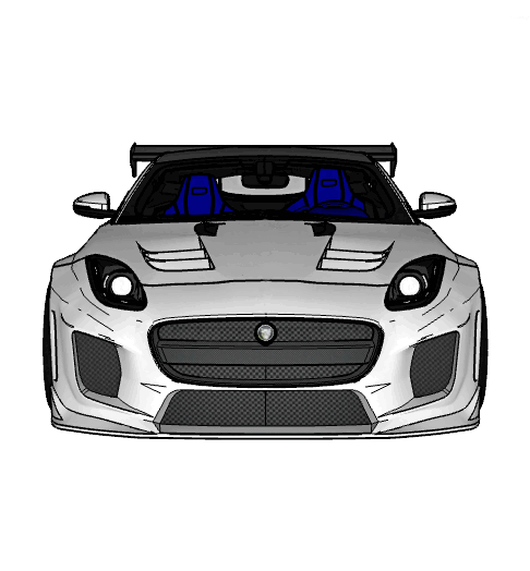 jaguar f-type r 2016 supercar auto cars car motorsport suvs traffic police crossovers rally sedans tuning derby races prototype 3D print model - Mito3D