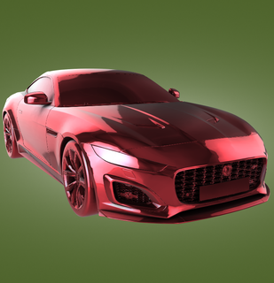 jaguar f-type r-dynamic f automobile car vehicle rally race sports derby turbo top speed 3d print model - Mito3D