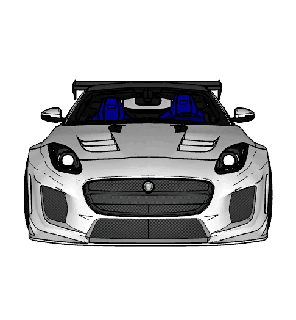 jaguar f-type r 2016 supercar auto cars car motorsport suvs traffic police crossovers rally sedans tuning derby races prototype 3d print model - Mito3D