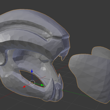 jaguar capacete 3d print model - Mito3D