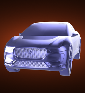 jaguar i-pace automobile car vehicle rally race sports derby 3d print model - Mito3D