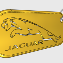 jaguar key chain game vehicles 3d print model - Mito3D