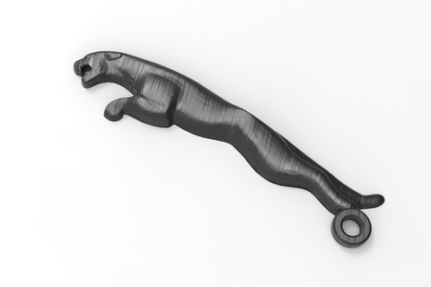 jaguar anahtarlık stl logo marka 3d print model - Mito3D