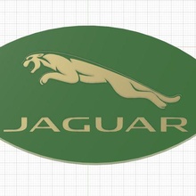 jaguar keyring 3d print model - Mito3D