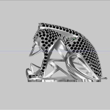 jaguar necklace 3d print model - Mito3D