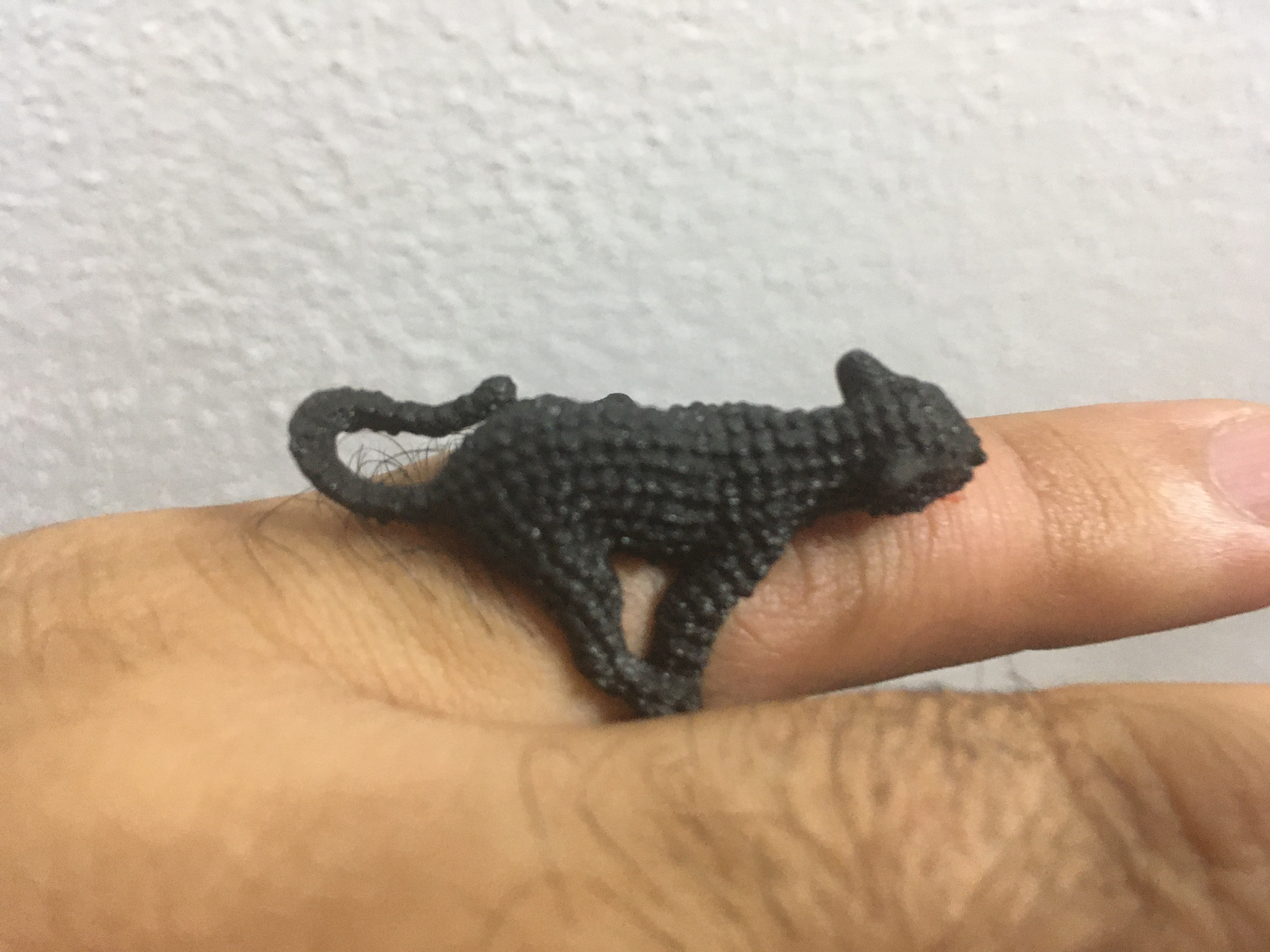 giaguaro squillare modalità gioielleria 3D print model - Mito3D