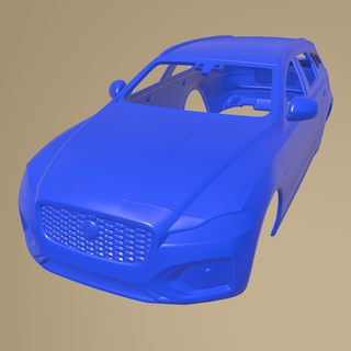 jaguar xf wagon 2021 printable car body 3d print model - Mito3D
