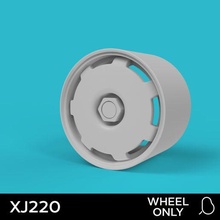 jaguar xj220 -1 64 wheel hotwheels car accesories hot wheels vehicle printable 3d print sla dlp fdm 3d print model - Mito3D