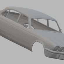 jaguar xj6 limousine impressão do corpo carro jogo printable o de slot scalextric shell rc rádio monitoramento tamiya miniz 1-10 1-32 1-18 1-24 3d print model - Mito3D