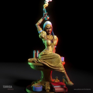 jahzara golden alchemist  3d print model - Mito3D