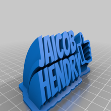 jaicobname customized office 3d print model - Mito3D