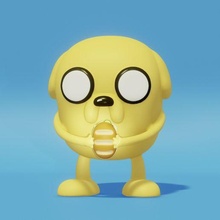 jake dog the toys toy art adventure time sandwich 3d print model - Mito3D