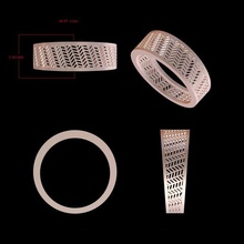 jali ring Schmuck 3d print model - Mito3D