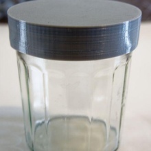 jam jar lid cover 3d print model - Mito3D