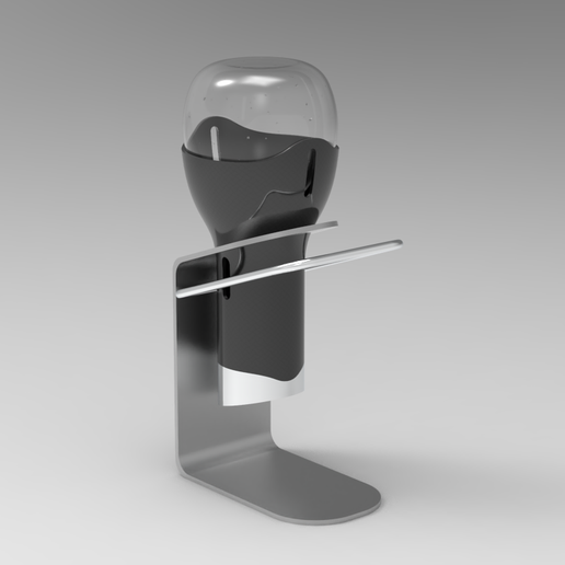 jam jar replika in dispenser design 3D print model - Mito3D
