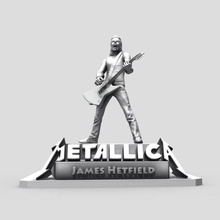 James Hetfield Metallica 3d Drucken Mode Musiker Legenden Miniatur Harz druckbar Action Figur Rockstar Gitarre Pose Mischung stl 3dprinting Zahl Vinyl Spielzeuge obj 3d print model - Mito3D