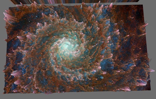 James Webb hayalet gökada resim 3d yazılım analiz Sanat Evren yıldız tozu star gezegen ay Yerçekimi kozmik bulutsu Güneş galaktik Samanyolu Sistemi kuyruklu geçersiz yörünge nova roket 3d print model - Mito3D