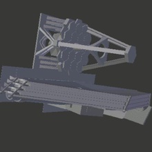 james webb uzay teleskobu oyun 3d model jwst 3d print model - Mito3D